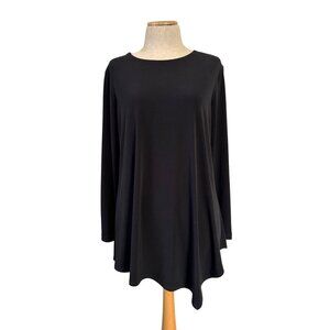 Clara Sunwoo Black Medium Long Sleeve Tunic Top